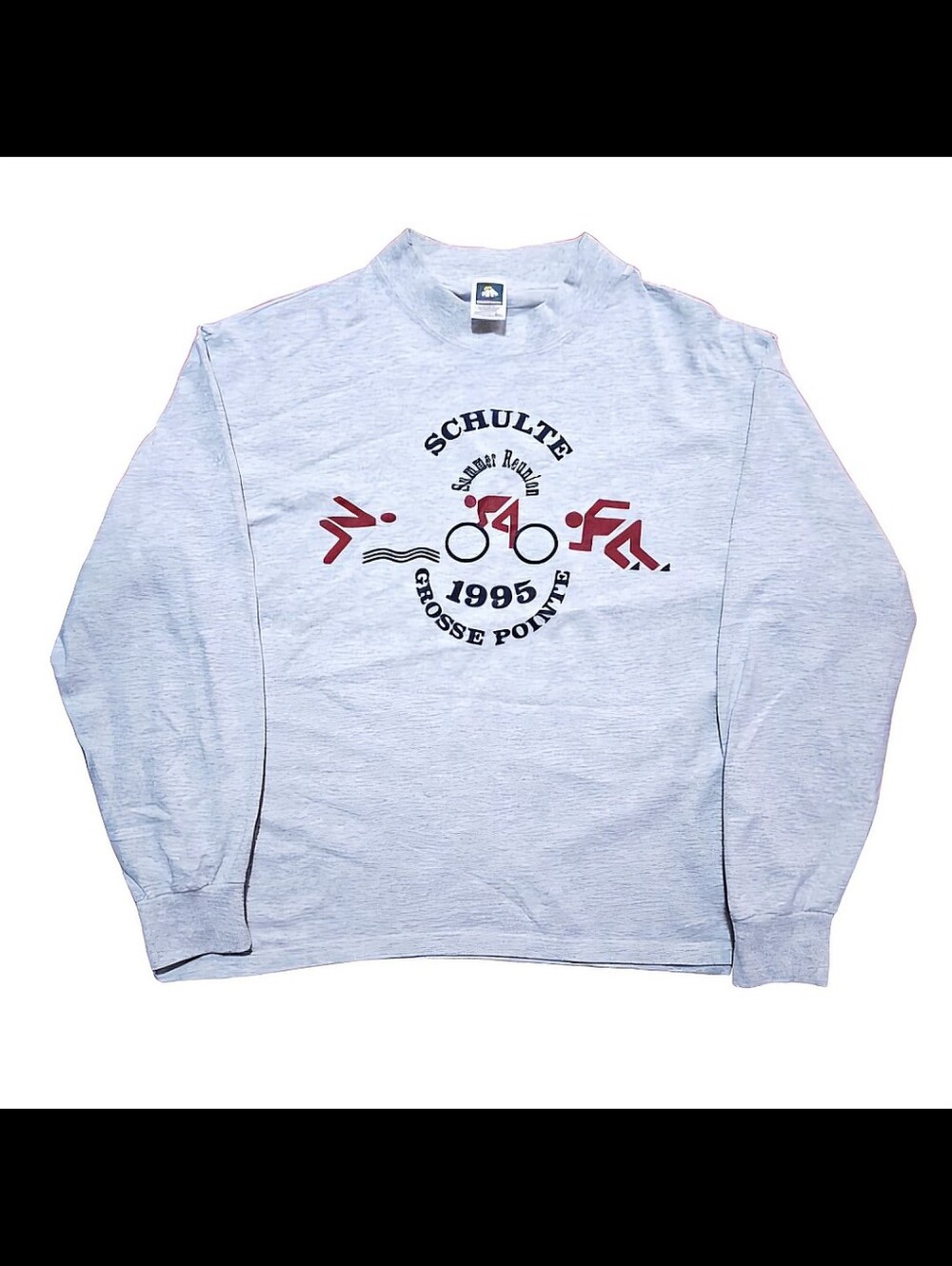Vintage Schulte Summer Reunion grey graphic sweatshirt XL